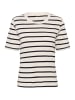 PART TWO T-Shirt kurzarm RatanaPW Gerade Passform in Dark Navy Stripe