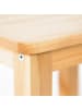 Homestyle4u Sitzhocker 2er Set 38x47x32 in Braun