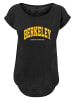 F4NT4STIC Long Cut T-Shirt Berkeley University of California Arch in schwarz