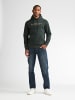 Petrol Industries Raglan-Hoodie mit Print cedarwood in Grün