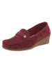 Ital-Design Halbschuh in Weinrot