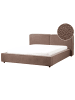 Beliani 2-tlg Doppelbett LINARDS in Braun