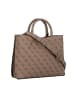 Guess Meridian II Shopper Tasche 30 cm in latte logo