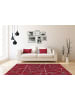 Arte Espina Wohnzimmer Teppich – Kurzflorteppich Spirit 3112 140 x 200 cm in rot - grau - rechteckig