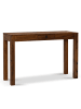 FineBuy Schreibtisch in Braun / Sheesham / 120x40x70