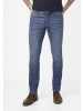 Paddock's 5-Pocket Jeans PIPE in medium blue used moustache