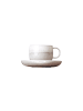 like. by Villeroy & Boch Kaffeetasse mit Untertasse Perlemor Sand 190 ml beige in beige
