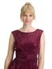 Vera Mont Jumpsuit im Glitzer-Look in Rot/Grau