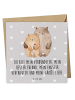 Mr. & Mrs. Panda Klappkarte Bären Liebe mit Spruch in Grau Pastell