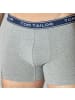 Tom Tailor Boxershorts 3er Pack in Grau / Weiss / Navy