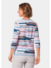 GOLDNER Baumwollpullover mit grafischem Muster in bunt / gemustert