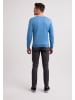 CASH-MERE.CH V-Ausschnitt Pullover in Capri Blau
