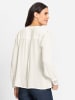 WITT WEIDEN Crinkle-Bluse in ecru