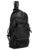 X-ZONE Crossover Bag echt Leder in schwarz