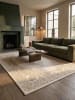 KADIMA DESIGN ERESMA Kurzflorteppich Creme 160x230 Orientalisch Polyester Wohnzimmer in Creme