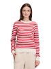 BETTY & CO Strickpullover mit Struktur in Cream/Red
