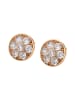 faina Women Stud Earrings in Rose Gold