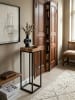 KADIMA DESIGN Beistelltisch | Akazie/Metall, 30x97x30cm, Industrial