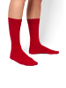 DillySocks 3er Set Socken One Color Smooth in Smooth Ferrari Red