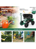 COSTWAY Gartenwagen mit Rollsitz in Grün