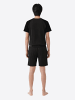CR7 CRISTIANO RONALDO Pyjama Basic Short&Long in Schwarz
