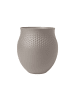 Villeroy & Boch Vase Perle groß Manufacture Collier taupe in taupe