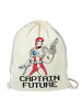 Logoshirt Turnbeutel Captain Future in altweiss