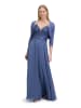 Vera Mont Bolero-Jacke figurbetont in Blue Stone