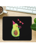 Mr. & Mrs. Panda Mauspad Avocado Party ohne Spruch in Schwarz
