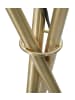 Mauro Ferretti Goldene Stehlampe aus Metall mit weißer Glaskugel Ø 55x155 cm