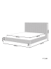 Beliani Doppelbett SALBRIS in /Braun - (W) 192 x (H) 120 x (L) 213 cm