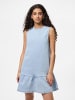 Pieces Midikleid in Light Blue Denim