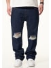 DAILY COTTON Jeans - DCPARADERA Lange Hose Ripped Straight-Fit in Indigo