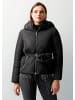 Alba Moda Steppjacke mit abnehmbarer Bauchtasche in schwarz