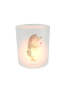 Mr. & Mrs. Panda Tisch Windlicht Igel Wein ohne Spruch in Transparent