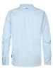 Petrol Industries Unifarbener Hemd Seascape in Blau