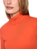 MARC CAIN COLLECTIONS Basic-Shirt mit Stehkragen in Tigerlily