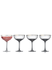 Lyngby Glas Cocktailglas Palermo Gold in Klar