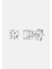 Ethische Diamanten Ohrringe aus 375 Weißgold mit Lab Grown Diamant