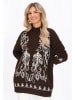 usha FESTIVAL Sweater in coffee