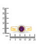 Rafaela Donata Ring Sterling Silber Amethyst in gelbgold