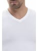Mey Pyjama kurz für Herren in weiss