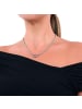 Noelani Kette mit Anhänger Edelstahl, IP silber in Silber