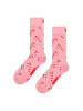 Happy Socks Socken Candy Cane & Gingerbread in light pink