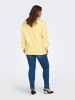 ONLY Carmakoma Strickpullover in Pastel Yellow