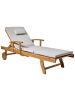 Beliani Auflagen TOSCANA/JAVA/AMANTEA PREMIUM in Grau - (W) 58 x (H) 5 x (L) 189 cm