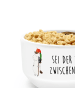 Mr. & Mrs. Panda Müslischale Einhorn  mit Spruch in Weiß
