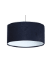 Licht-Erlebnisse Pendelleuchte Ø 40 x (T)102 cm in Weiß NachtblauWeiß Nachtblau