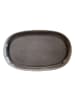 Chic Antique Servierplatte CALAIS Grau Oval 30x18 cm
