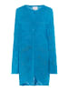 IZIA Damen Long Cardigan in Türkis
